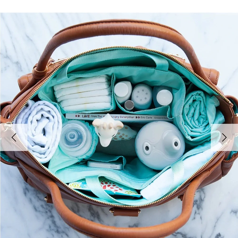 Lily Jade Baby bag - Luxurious Leather with Lotsa Pockets
